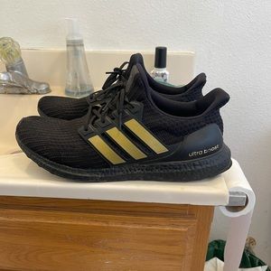 Adidas Ultraboost DNA, Men’s, Size 13, Black and Gold